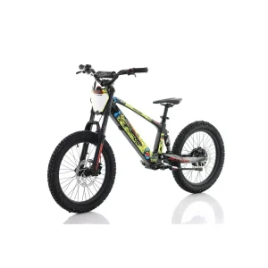 Azonic Flow 20 Rancid LE Yellow/Multi electric balance bike side view