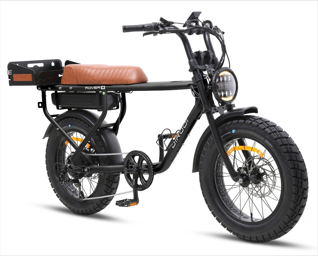 DiroDi Rover Standard electric bike in black, 500W, step-over frame
